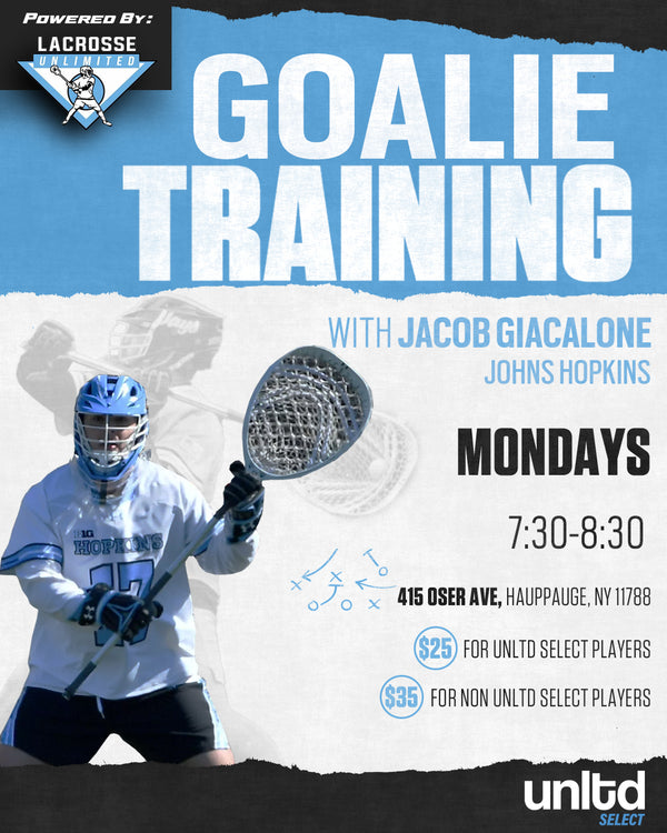 Goalie Lacrosse Training with Jacob Giacalone