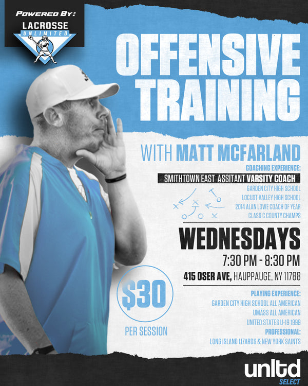Offensive Lacrosse Training with Matt Mcfarland